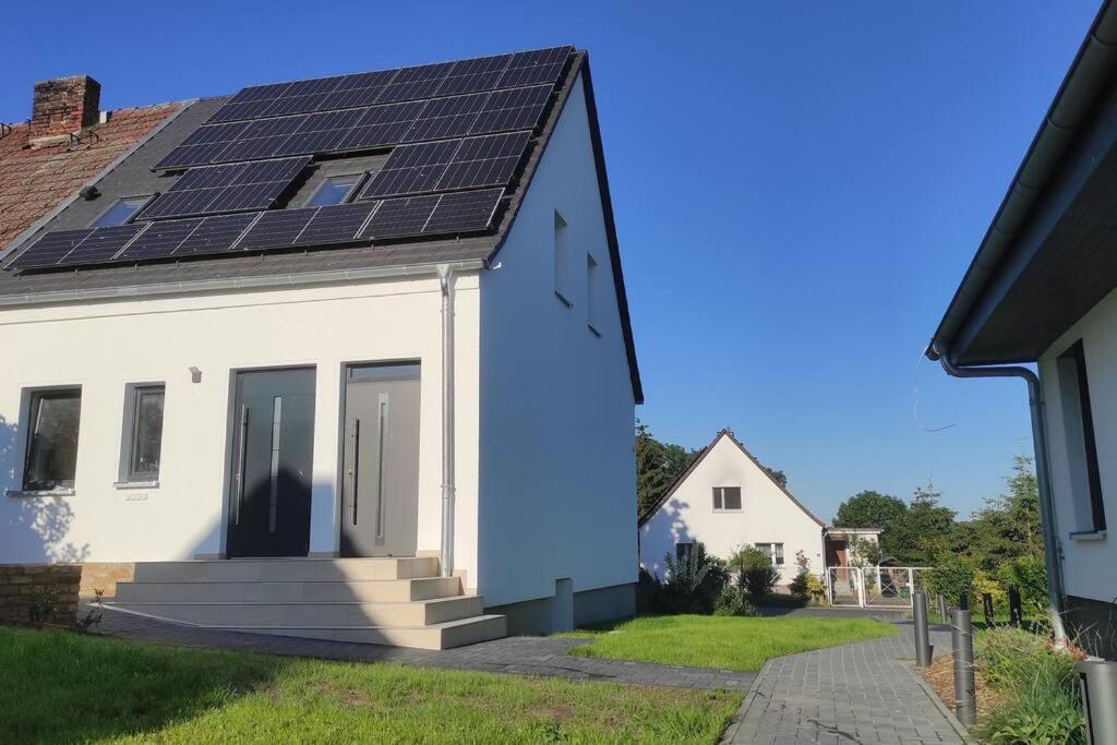 Storchennest - Ferienwohnung Am Storchenradweg Ketzür Extérieur photo