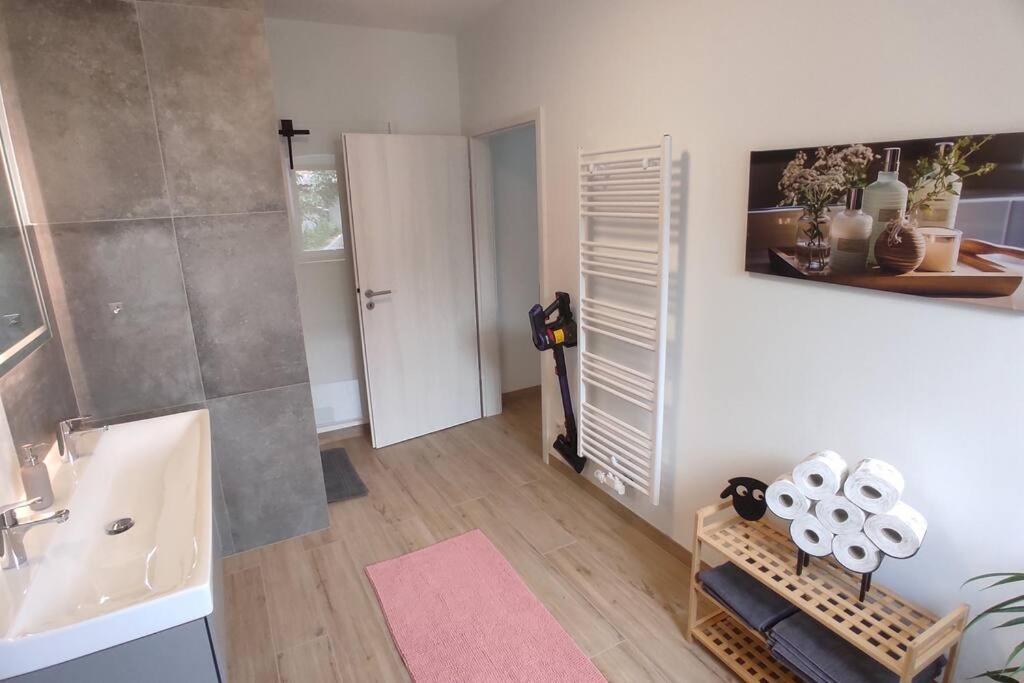 Storchennest - Ferienwohnung Am Storchenradweg Ketzür Extérieur photo