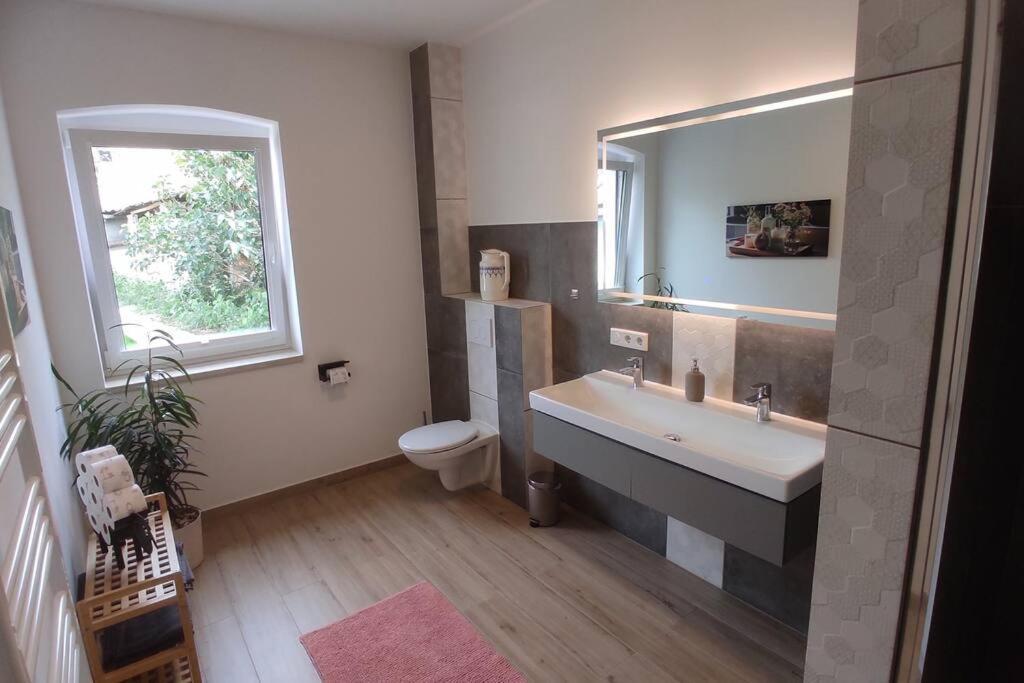 Storchennest - Ferienwohnung Am Storchenradweg Ketzür Extérieur photo