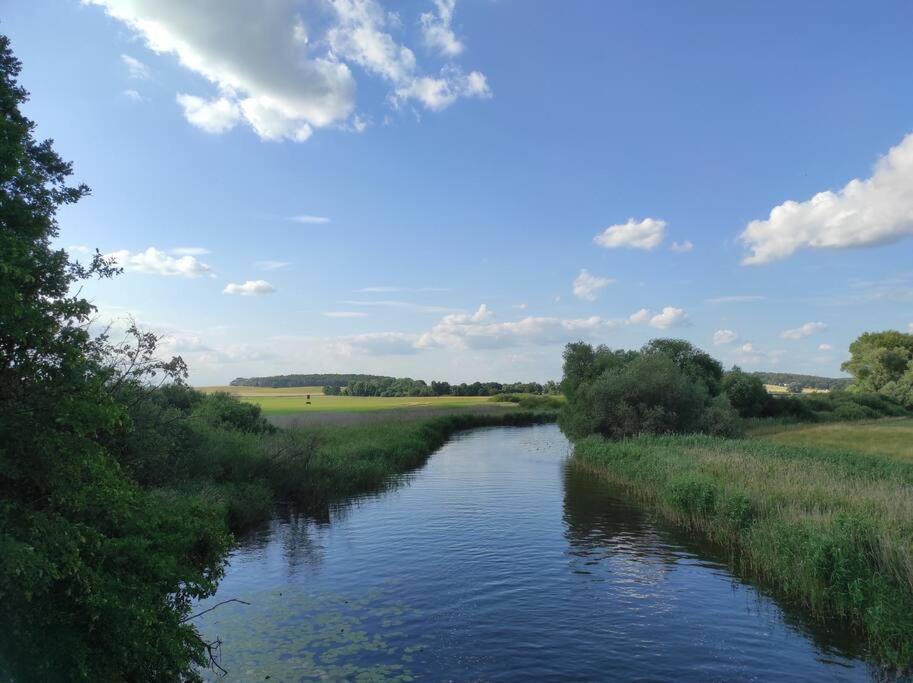 Storchennest - Ferienwohnung Am Storchenradweg Ketzür Extérieur photo